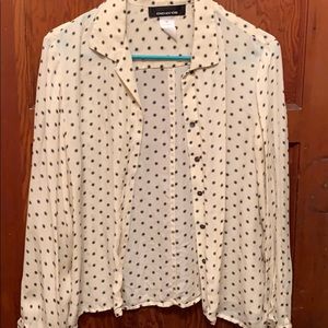 Polka dot blouse